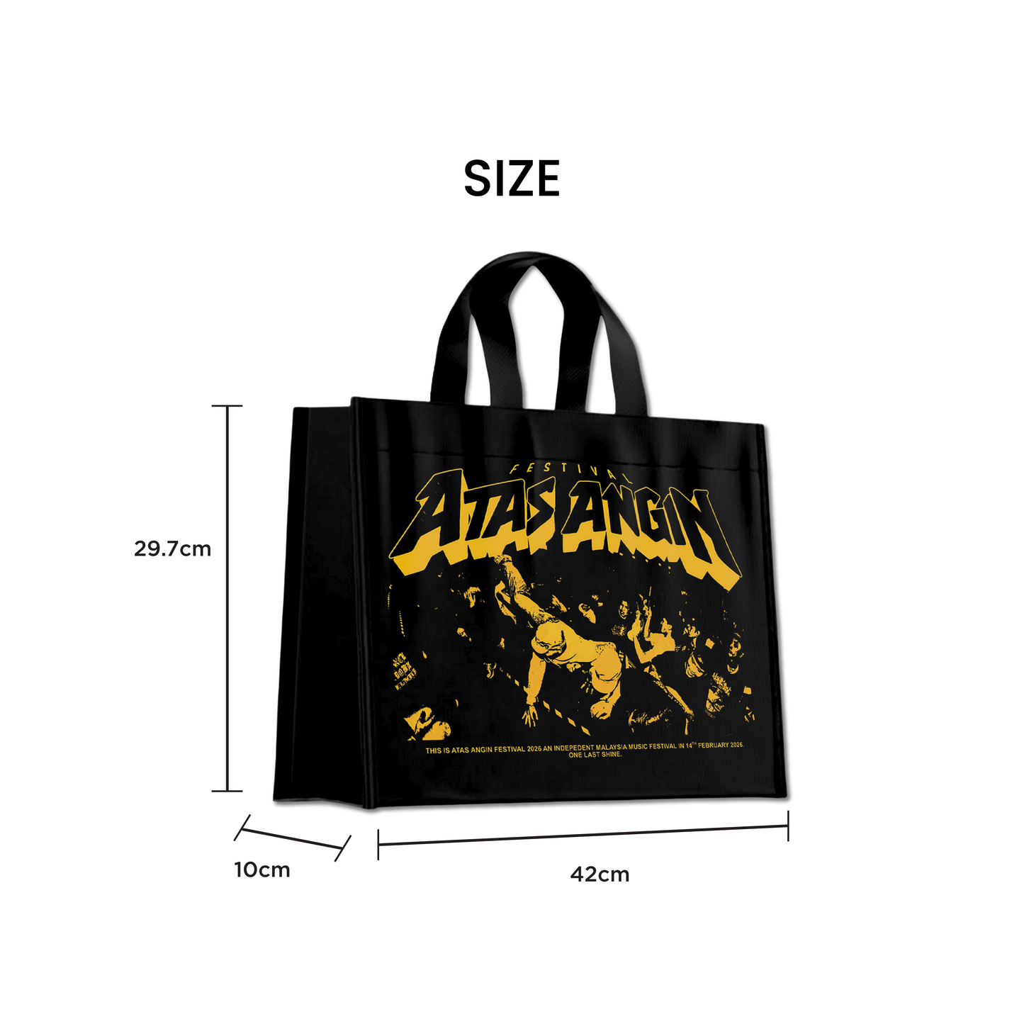 "One Last Shine" Non-Woven Totebag
