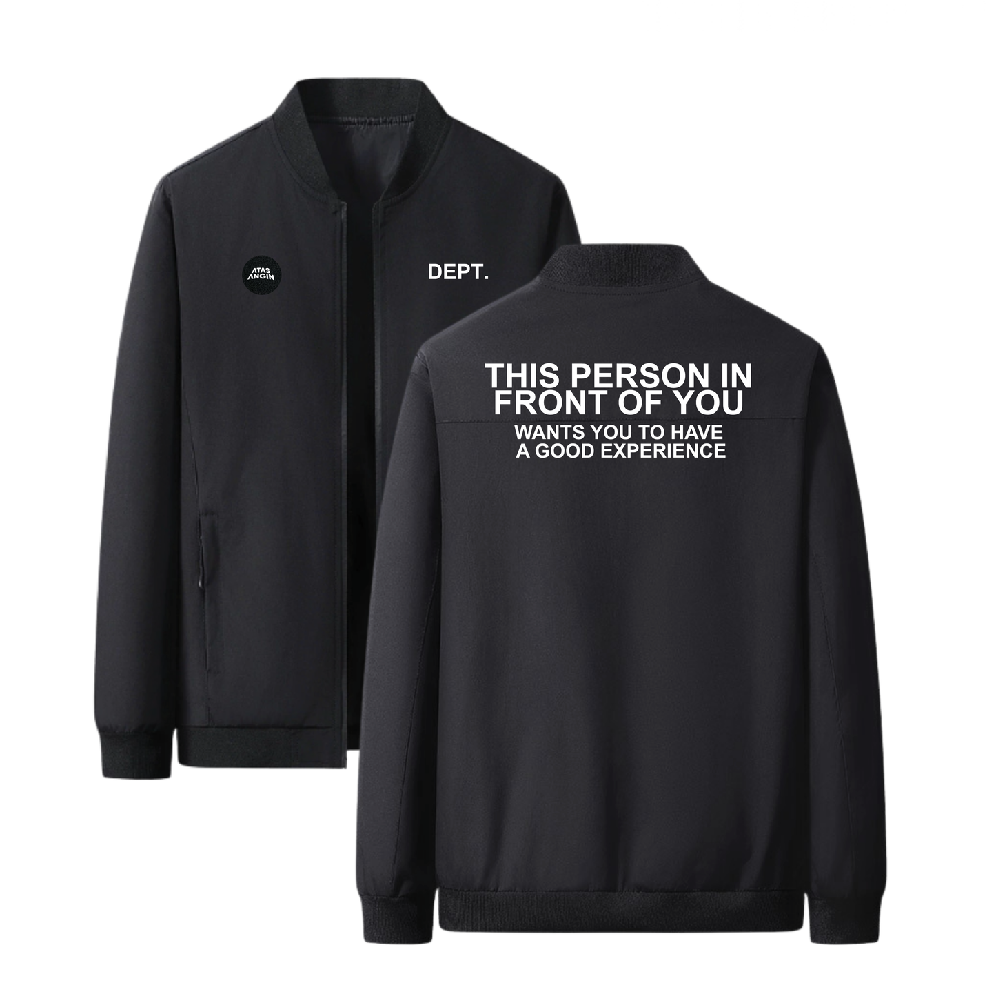 "Crew Dept" Bomber Jacket